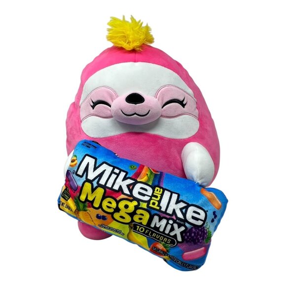 ZURU Snackles Susie Sloth Mike & Ike Mega Mix Candy Plush Stuffed Animal Toy - Picture 1 of 11